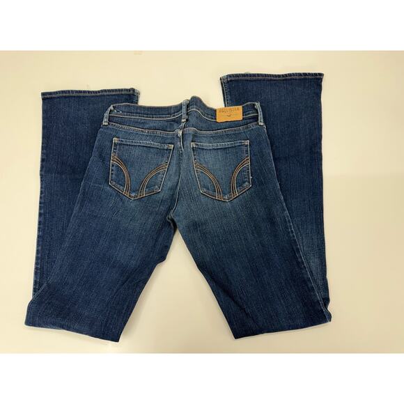 Hollister Juniors Jeans Size 7L Dark Social Stretch Denim Jeans - Picture 6 of 11